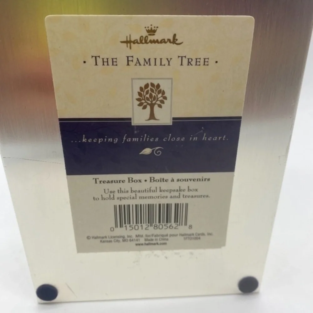 Hallmark The Family Tree Treasure Box/Trinket Box With Framed Top